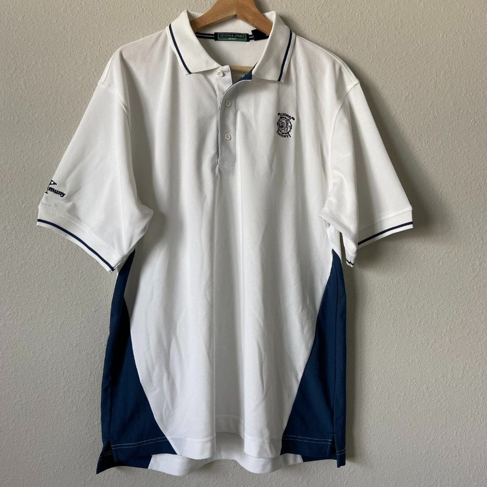 Devon & Jones Save Muny Lions Municipal Austin Golf Polo Shirt
